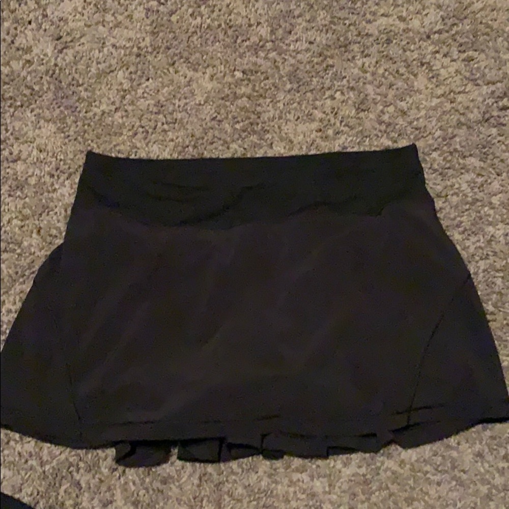 Lululemon black tennis skirt